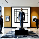 **Prompt:** "A modern art hotel lobby, featuring abstract paintings and minimalist sculptures, professional photography, high quality, perfect anatomy, correct proportions, natural pose, fully clothed guests admiring the art, appropriate content, safe for work, professional, modest decor, family-friendly."